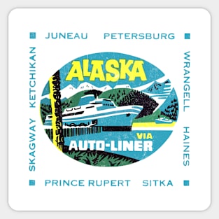 Alaska Via Auto Liner Sticker